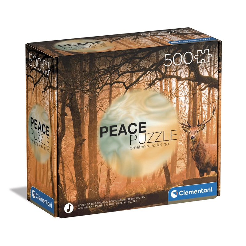 Clementoni - 35118 - Peace Puzzle - Rustling Silence - Jigsaw Puzzle 500 Pieces, Made In Italy, Jigsaw Puzzle For Adults