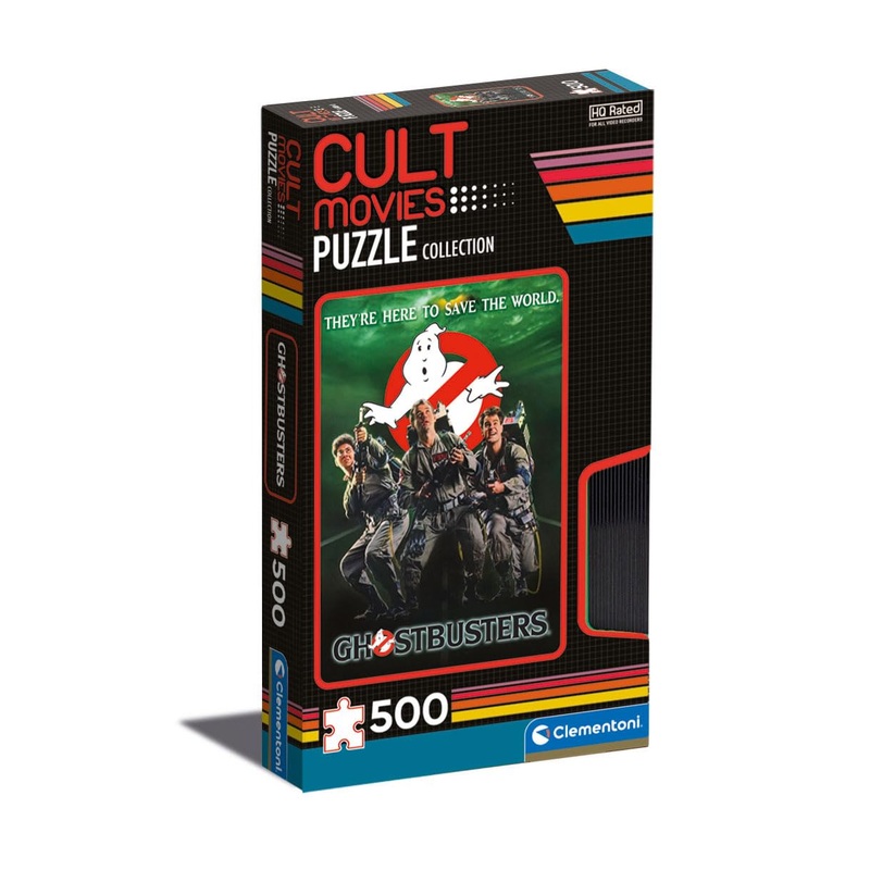 Clementoni - 35153 - Cult Movies - Puzzle Ghostbusters - Jigsaw Puzzle 500 Pieces, Puzzle Movies, Jigsaw Puzzle For Adults - Made In Italy