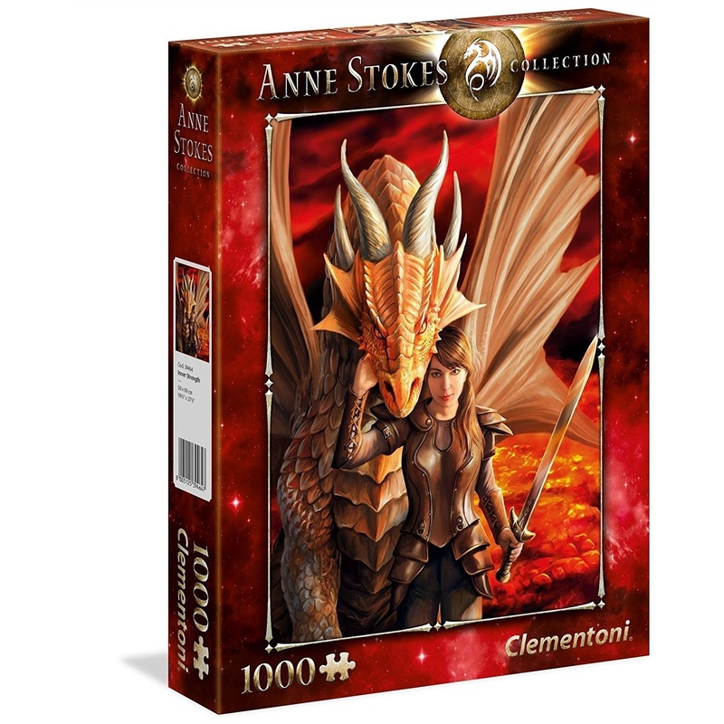 Clementoni - 39464 - Anne Stokes Collection - Inner Strenght Puzzle For Adults And Children - 1000 Pieces