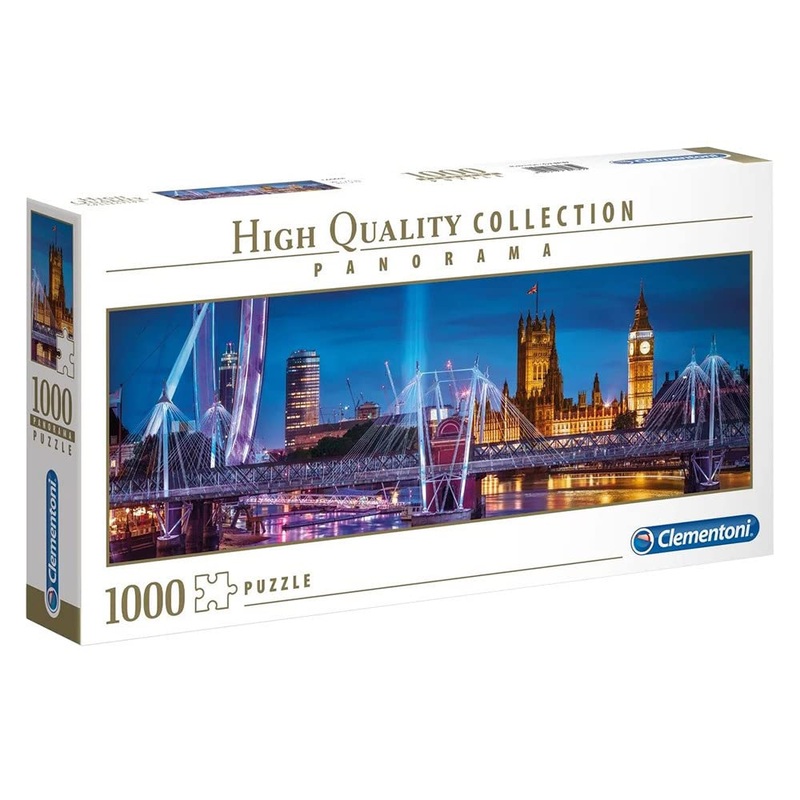Clementoni - 39485 - Collection Panorama Puzzle For Children And Adults -London-1000 Pieces