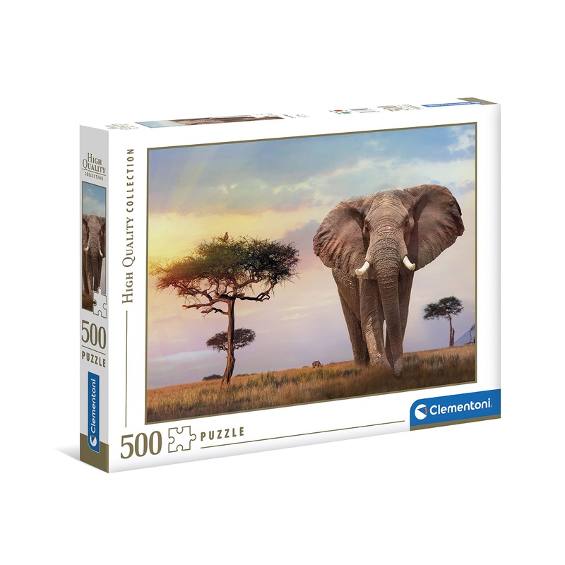 Clementoni Collection 35096, African Sunset Puzzle For Children And Adults - 500 Pieces, Ages 10 Years Plus