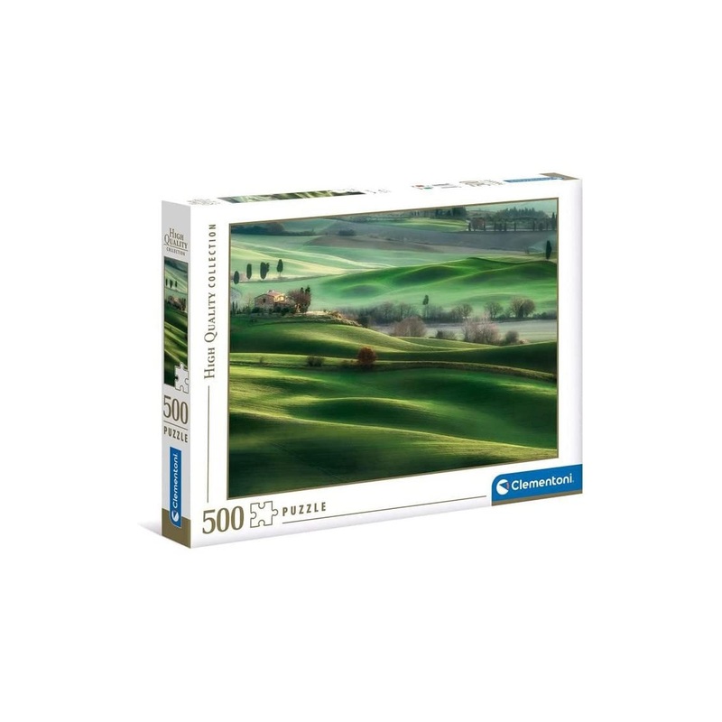 Clementoni Collection 35098, Tuscany Hills Puzzle For Children And Adults, 500 Pieces, Ages 10 Years Plus, Multi Coloured