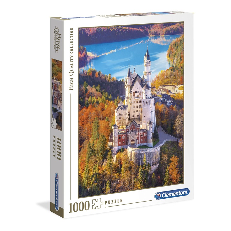 Clementoni Neuschwanstein Castle Hq Jigsaw Puzzle Collection39382 1,000-Piece