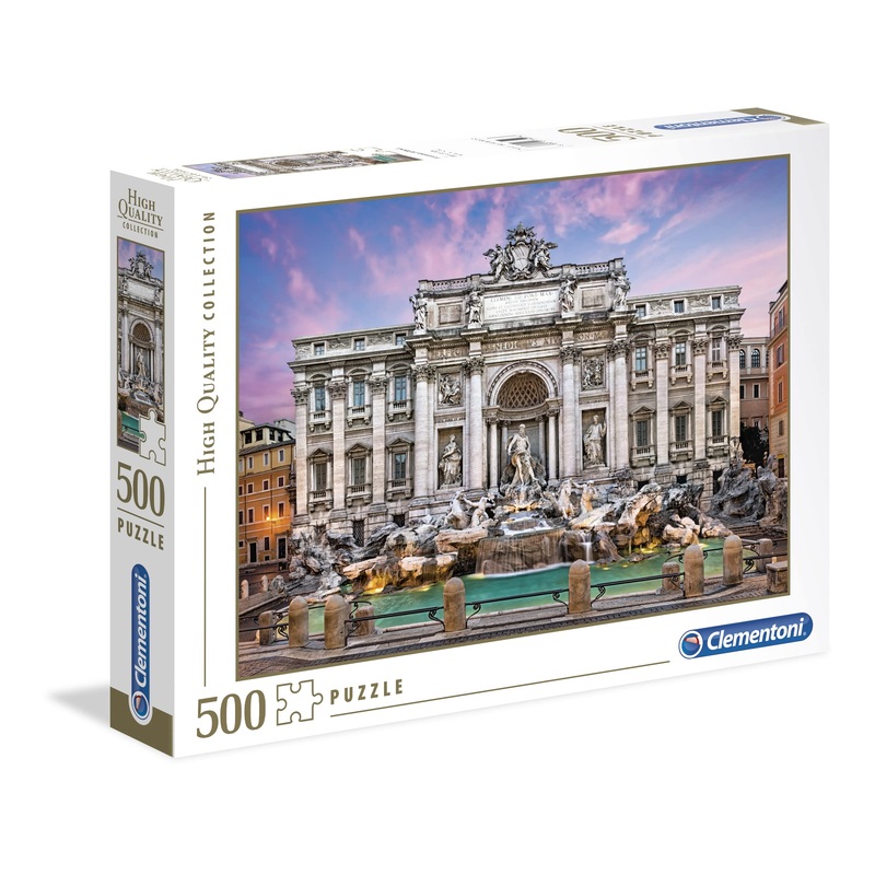 Clementoni Trevi Fountain 500 Piece Jigsaw Puzzle For Adults