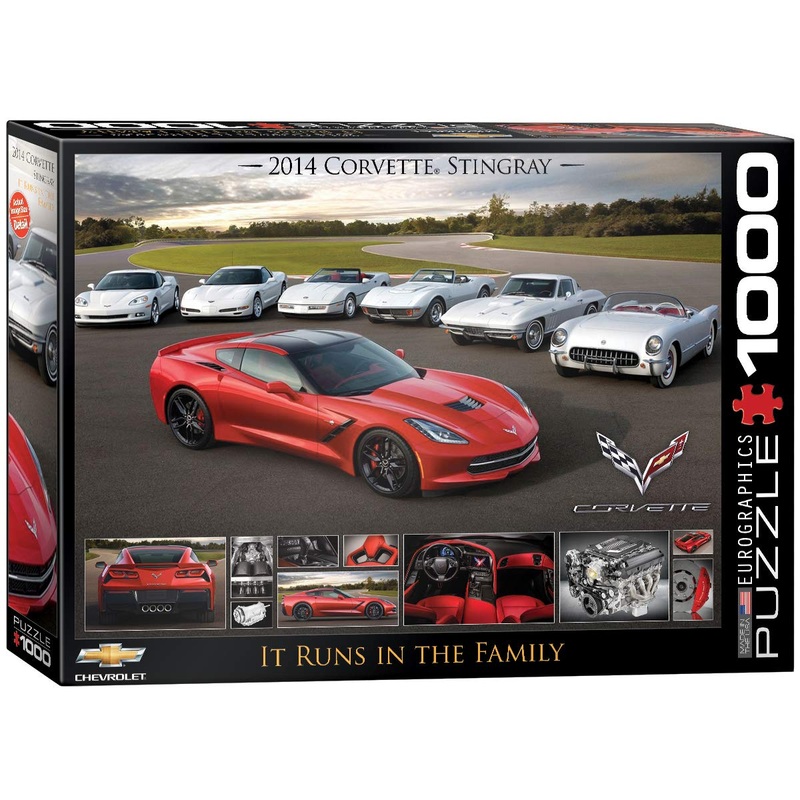 Eurographics 2014 Corvette Singray: It Runs In The Family Jigsaw Puzzle (1000-Piece)