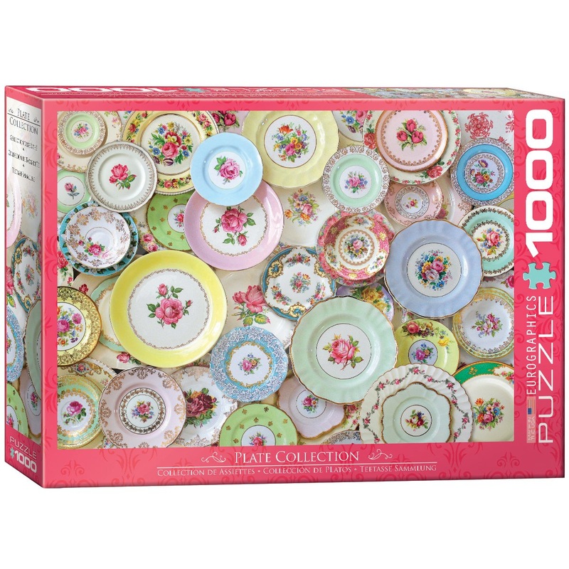 Eurographics Plate Collection 1000Piece Puzzle, 6000-5315