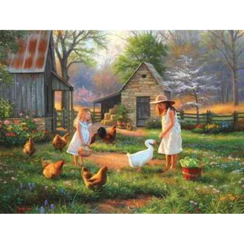 Sunsout Inc - Evening At Grandma'S - 500 Pc Jigsaw Puzzle By Artist: Mark Keathley - Finished Size 18' X 24' Mother'S Day - Mpn# 52952