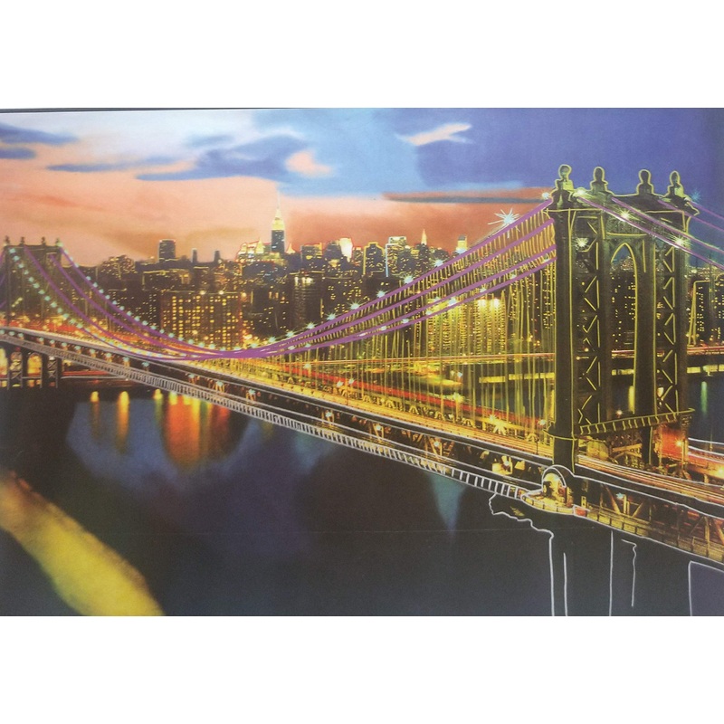1000-Piece Steve Kaufman Collection-Brooklyn Bridge