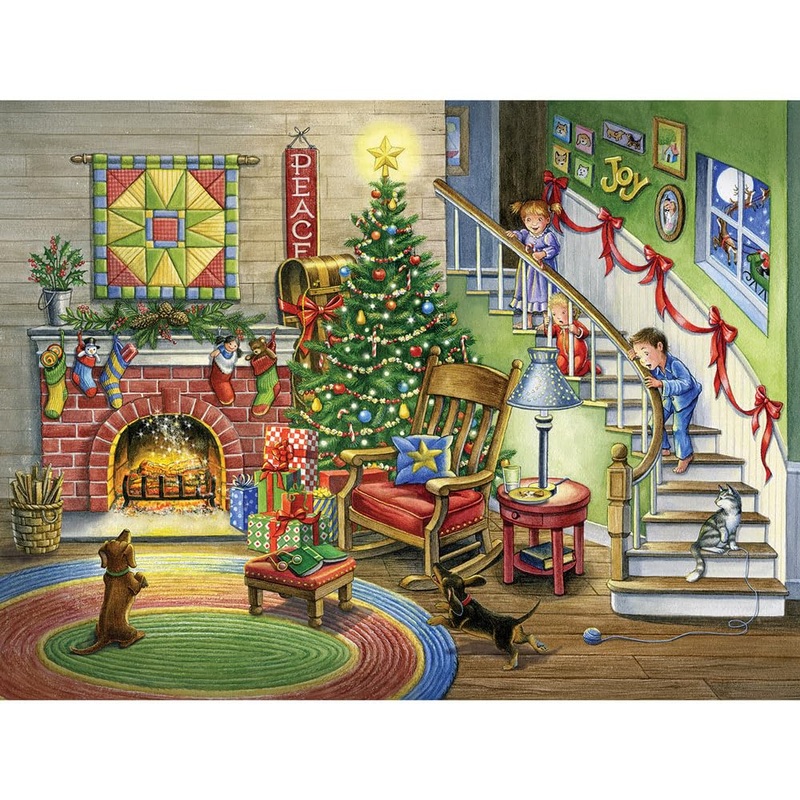 Bits And Pieces - 300 Piece Jigsaw Puzzle For Adults - 18' X 24' - Christmas Magic - 300 Pc Large Piece Holiday Family Jigsaw By Rose Mary Berlin