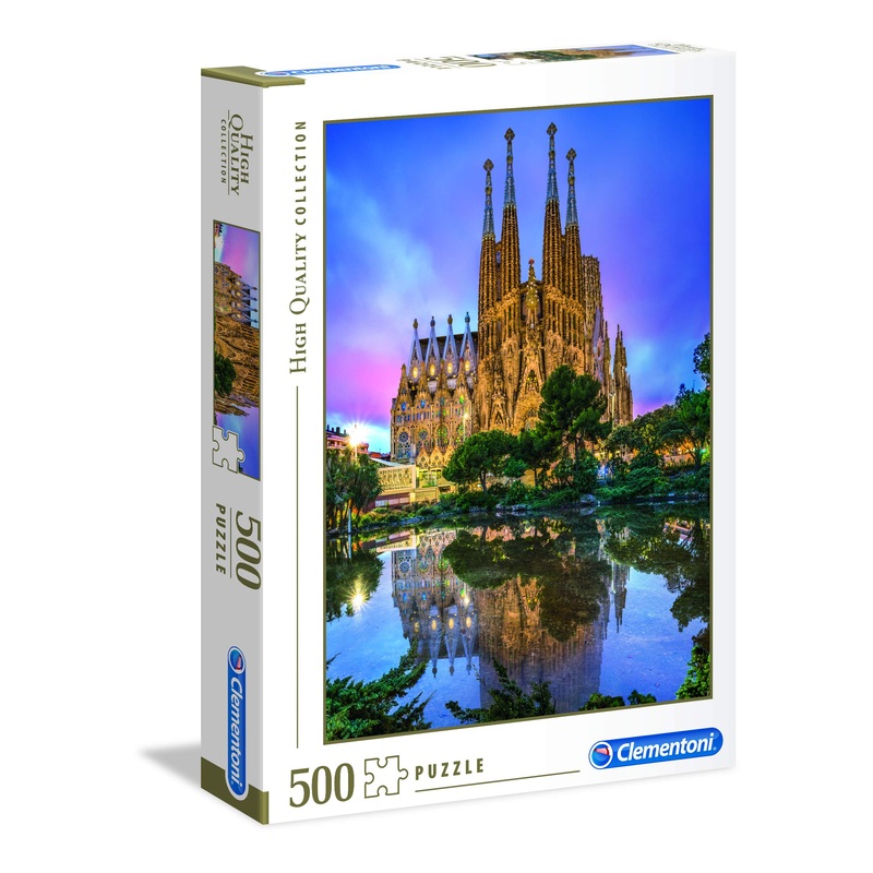 Clementoni - 35062 - Collection Puzzle For Children And Adults-Barcelona-500 Pieces