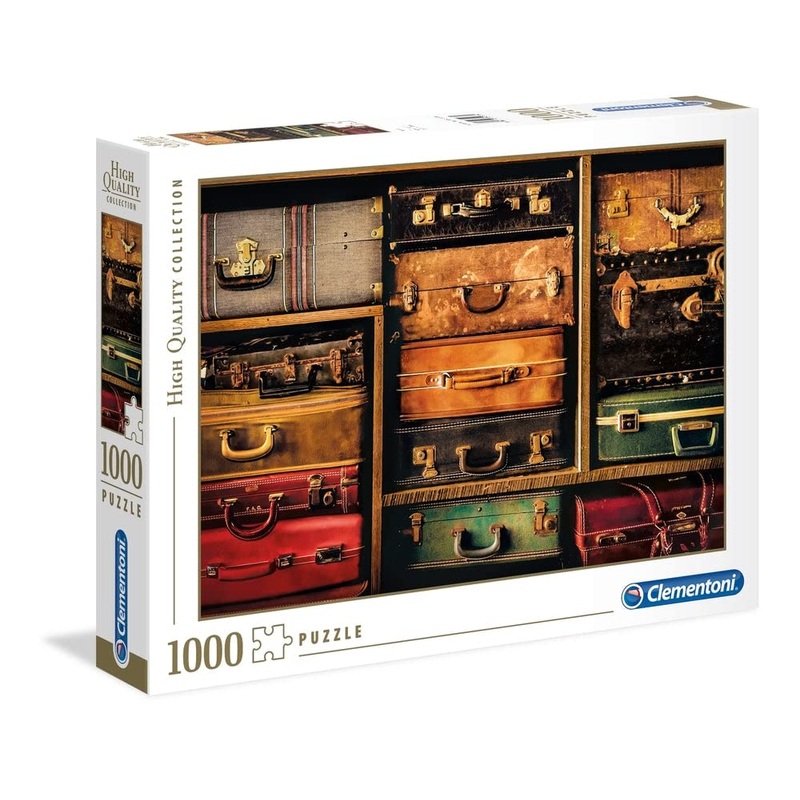 Clementoni 39423 Clementoni-39423-Hq Collection-Travel-1000 Pieces, Multi-Colour