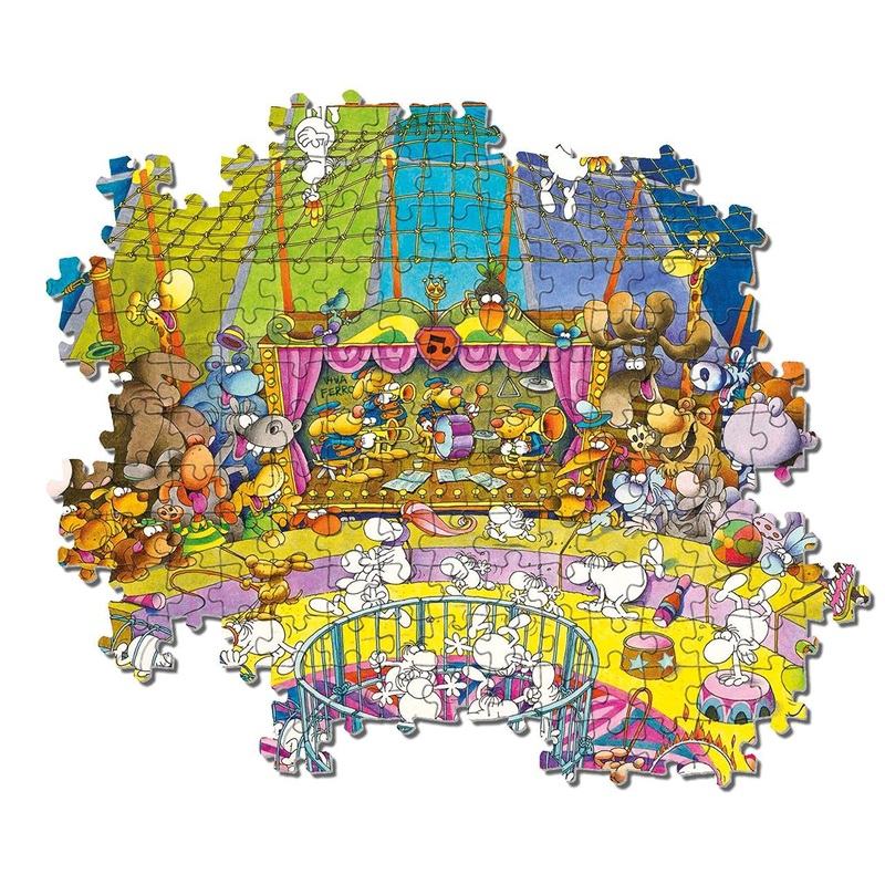 Clementoni - 39536 - Mordillo Puzzle - The Show - 1000 Pieces - Made In Italy - Jigsaw Puzzles For Adult