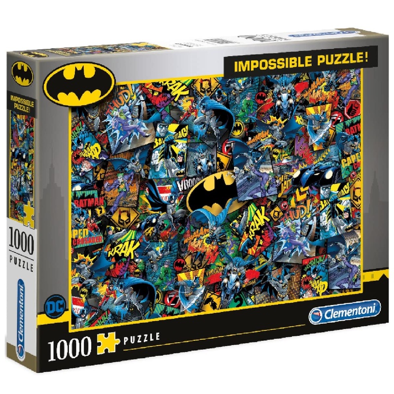 Clementoni Batman Impossible Jigsaw Puzzle, 1000 Pieces, Made In Italy, Adults Puzzles, 39575