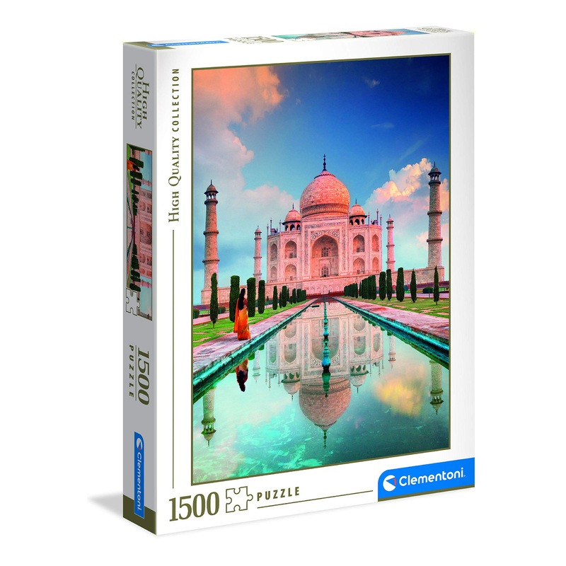 Clementoni Collection 31818, Taj Mahal Puzzle For Children And Adults - 1500 Pieces, Ages 10 Years Plus, Multi Coloured