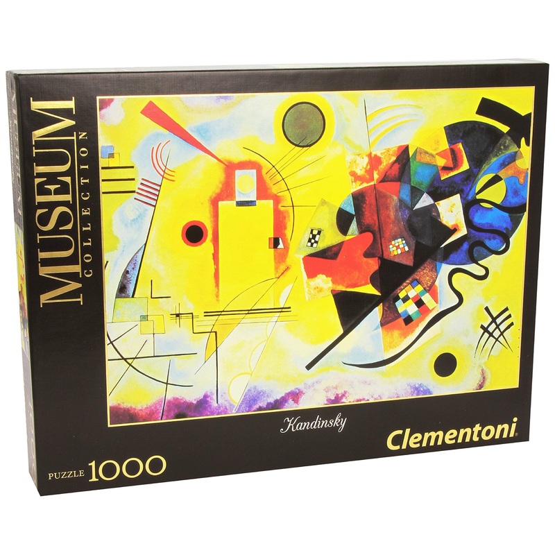 Clementoni Yellow Red Blue 1000 Piece Wassily Kandinsky Jigsaw Puzzle