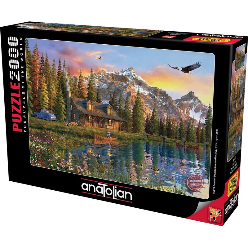 Anatolian Puzzle - Oldlook Cabin, 2000 Piece Jigsaw Puzzle, #3933