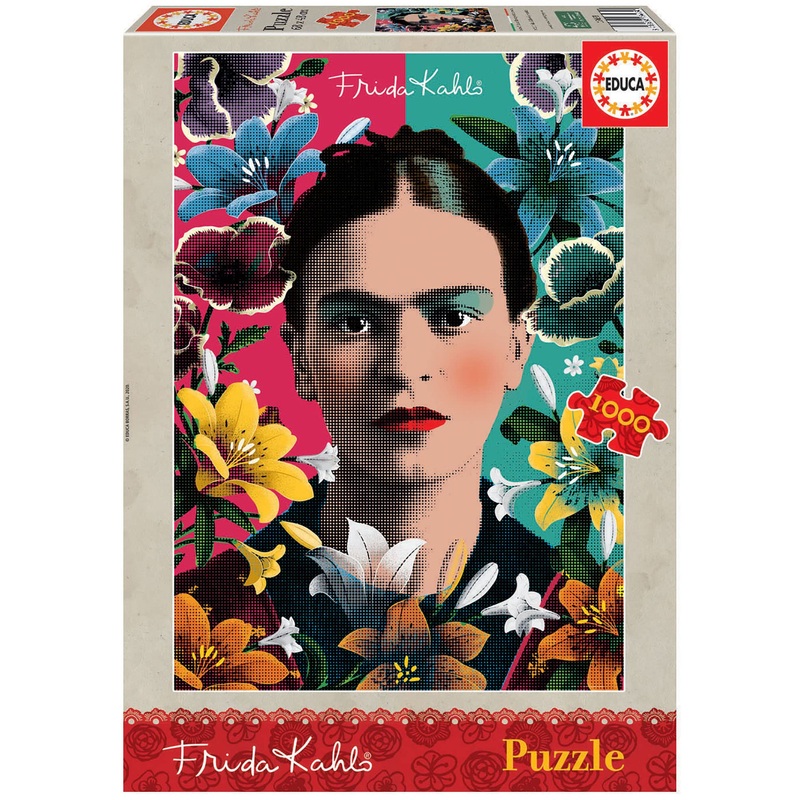 Educa 18493 Frida Kahlo Puzzle, 1000 Pieces, Assorted, 1.000 Piezas