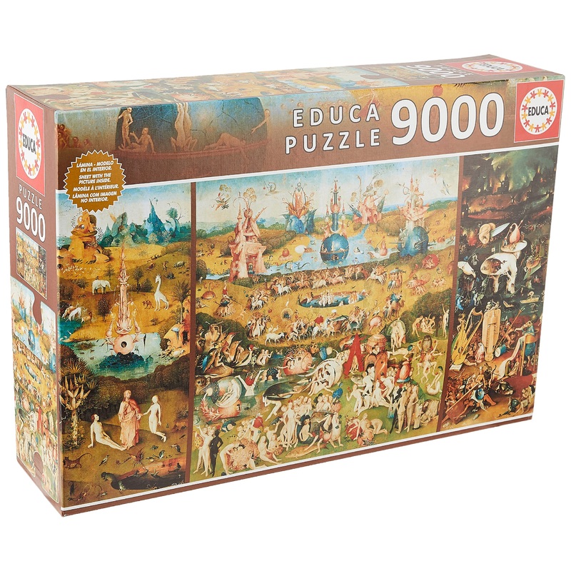 Educa 9,000 Piece Puzzle - The Garden Of Earthly Delights