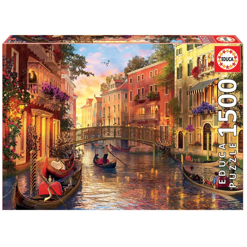 Educa Children'S 1500 Sunset In Venice Puzzle
