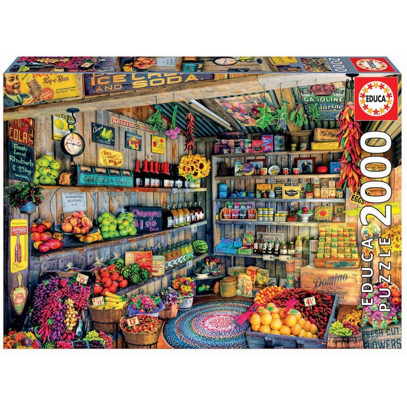 Educa Children'S 2000 The Farmers Market Puzzle