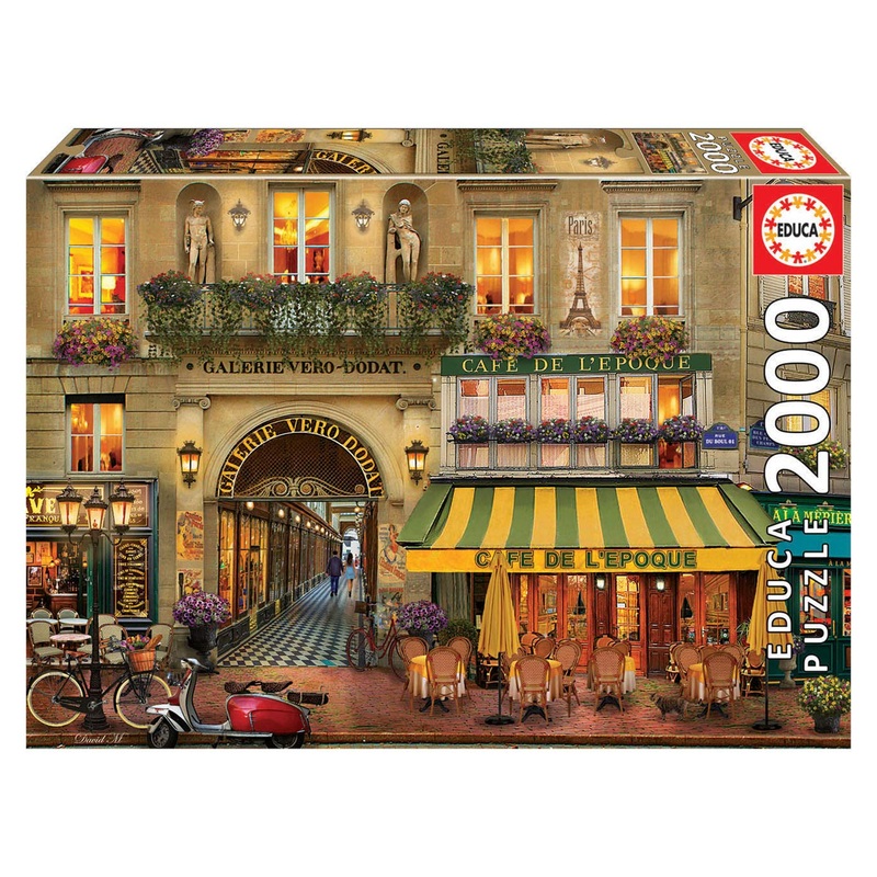 Educa - Galerie Paris - 2000 Piece Jigsaw Puzzle - Puzzle Glue Included - Completed Image Measures 37.75' X 26.75' - Ages 14+ (18506)