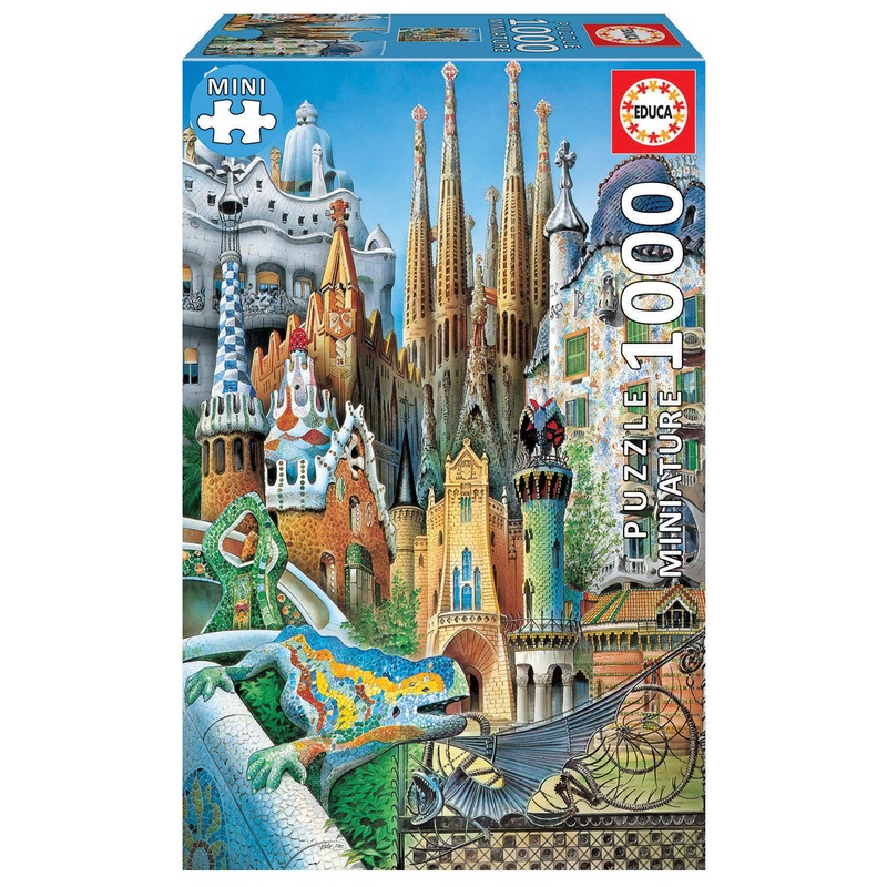 Educa Gaudi Collage Miniature Puzzle (1000 Piece)