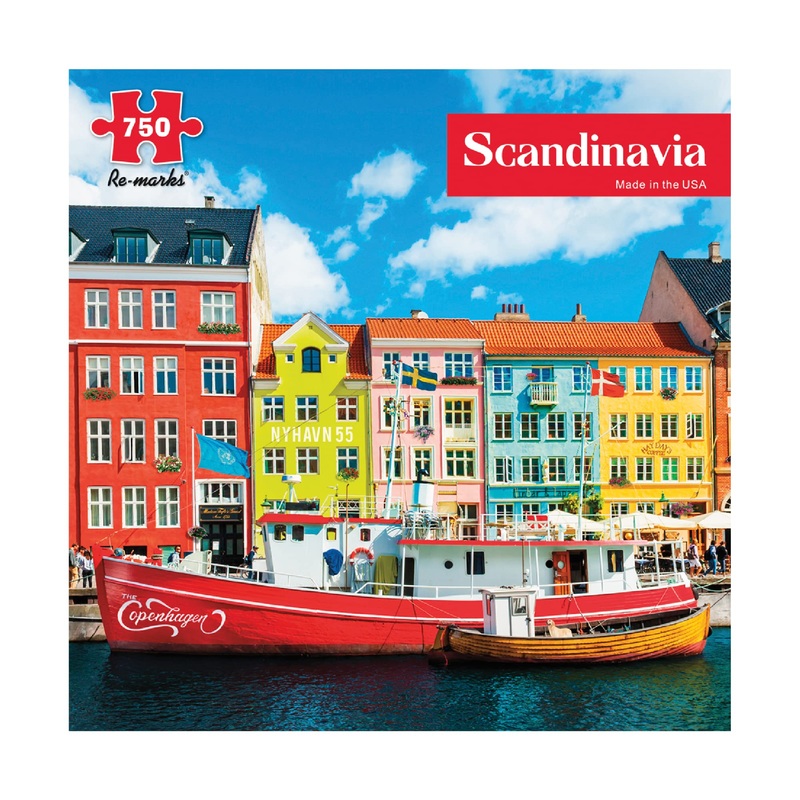 Re-Marks Scandinavia 750-Piece Jigsaw Puzzle For All Ages