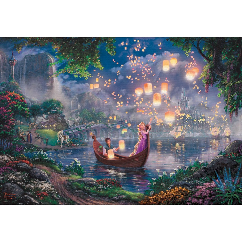 Tenyo 1000 Piece Jigsaw Puzzle Rapunzel On The Tower Tangled (20 X 29.1 Inches (51 X 73.5 Cm)