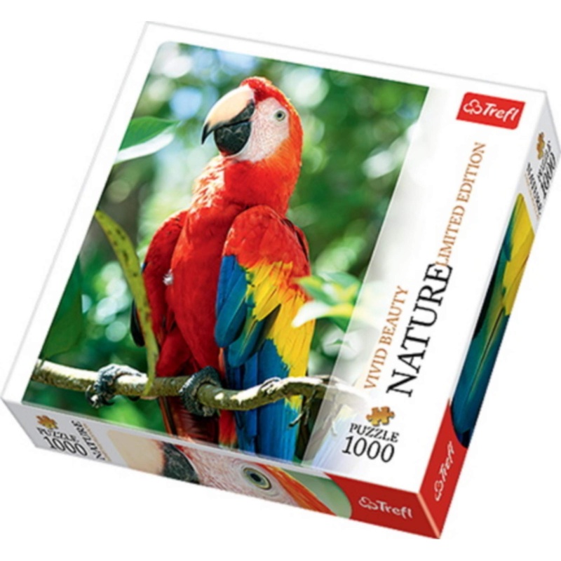 Trefl 10516 Nature Scarlet Macaw Honduras Puzzle (1000-Piece)