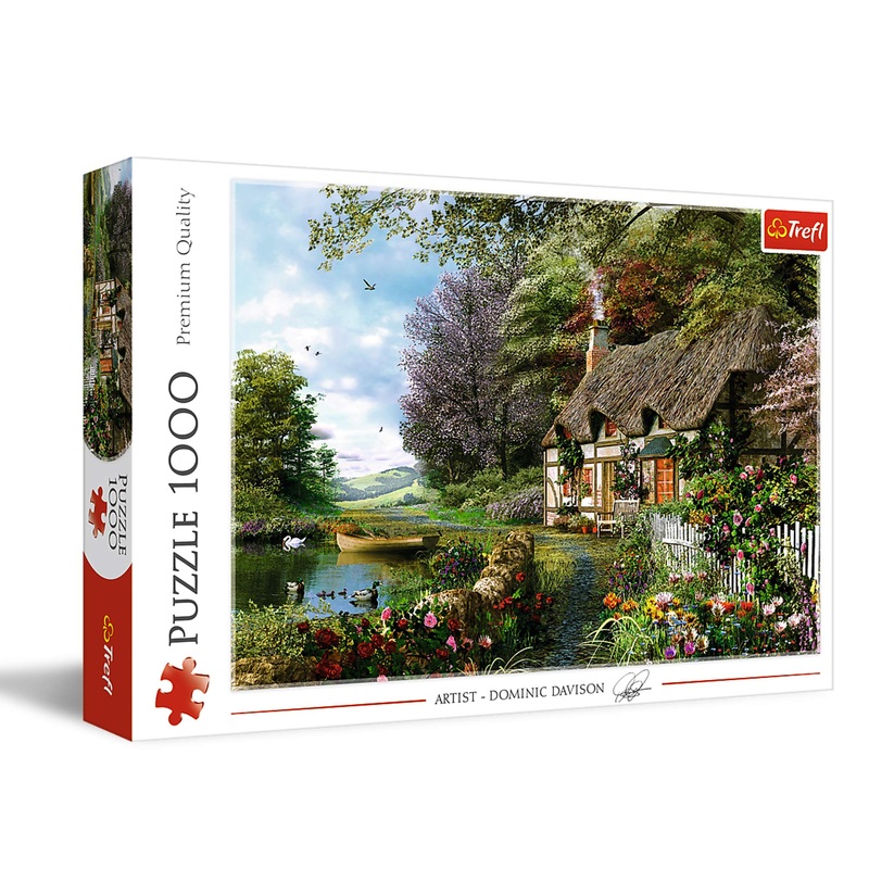 Trefl Charming Nook 1000 Piece Jigsaw Puzzle Red 27'X19' Print, Diy Puzzle, Creative Fun, Classic Jigsaw For Adults And Children From 12 Years Old
