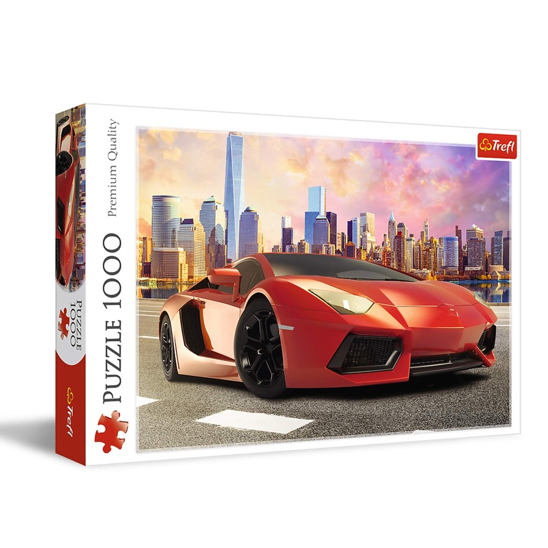 Trefl Sunset Ride 1000 Piece Jigsaw Puzzle Red 27'X19' Print, Diy Puzzle, Creative Fun, Classic Puzzle For Adults And Children From 12 Years Old