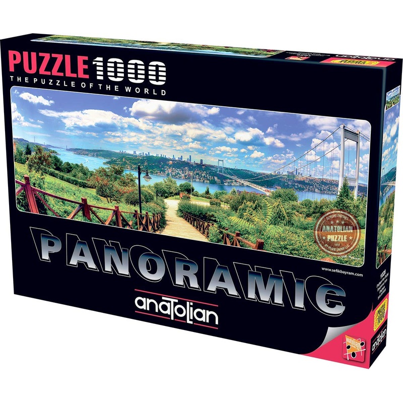 Anatolian Puzzle - Bosphorus From Otagtepe, 1000 Piece Jigsaw Puzzle, #1028, Brown/A (Ana1028)