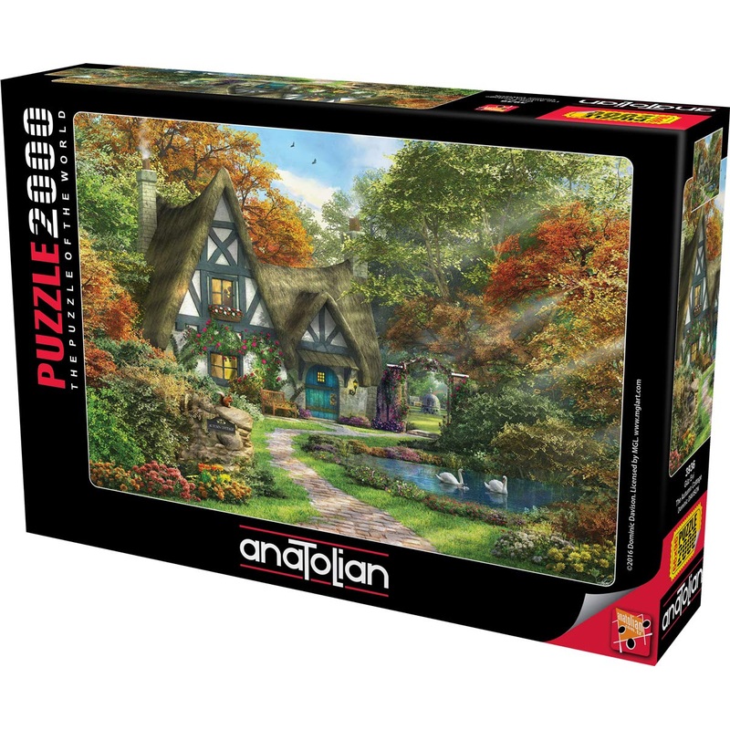 Anatolian Puzzle - The Autumn Cottage, 2000 Piece Jigsaw Puzzle, #3936