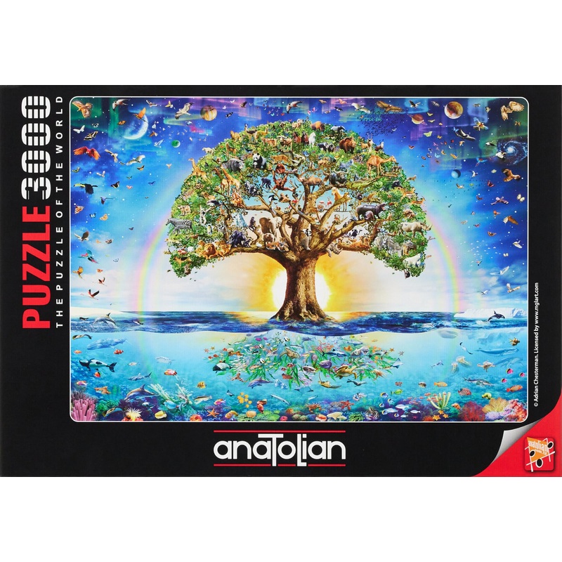 Anatolian Puzzle - Tree Of Life, 3000 Piece Jigsaw Puzzle, #4927