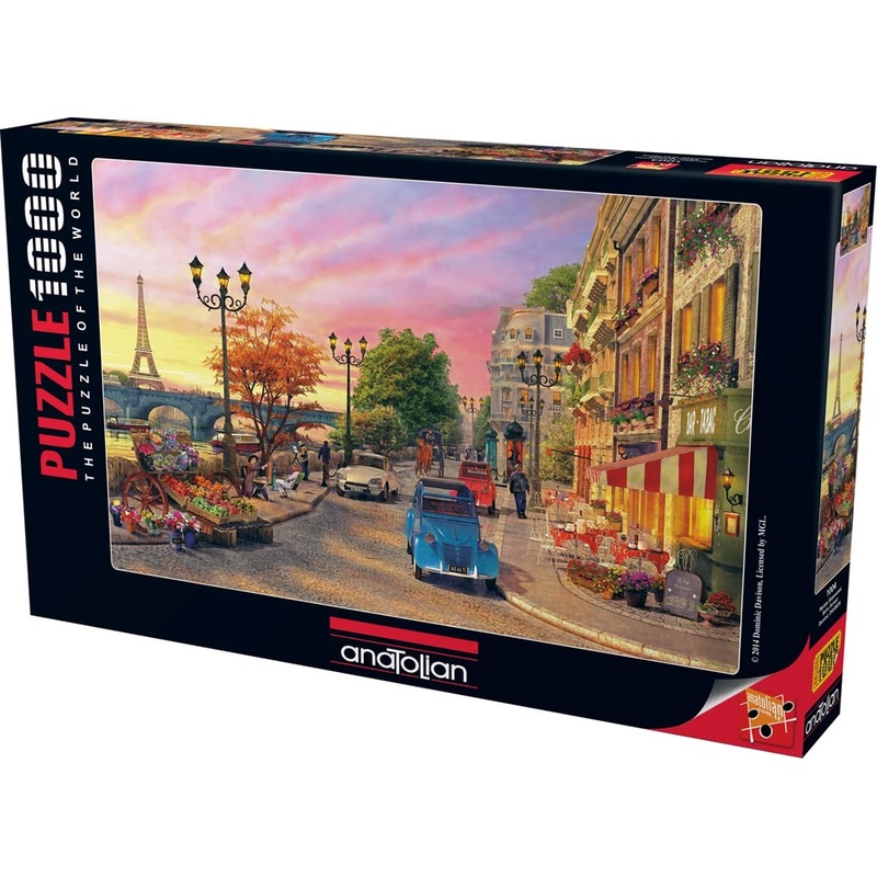 Anatolian Seine Sunset Puzzle, Per1004, 1000 Pieces, Brown/A