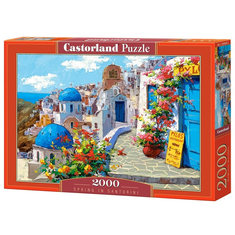 Castorland Spring In Santorini Puzzle (2000 Piece)
