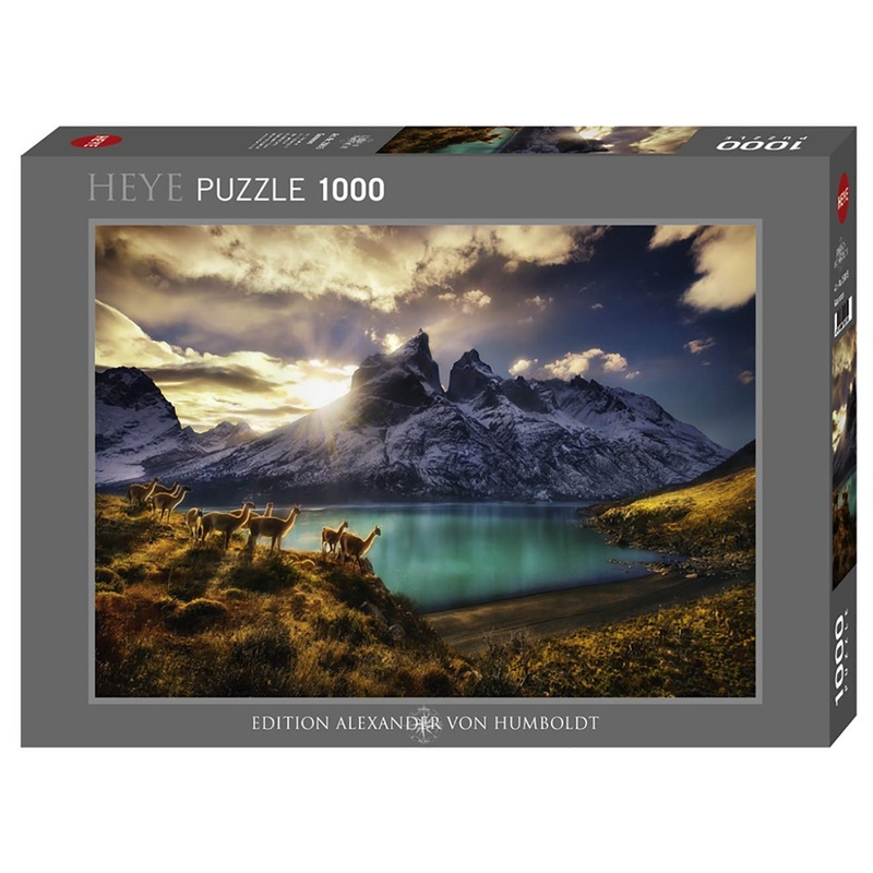 Heye 29815 Puzzles-1000 Pc-Guanacos,White