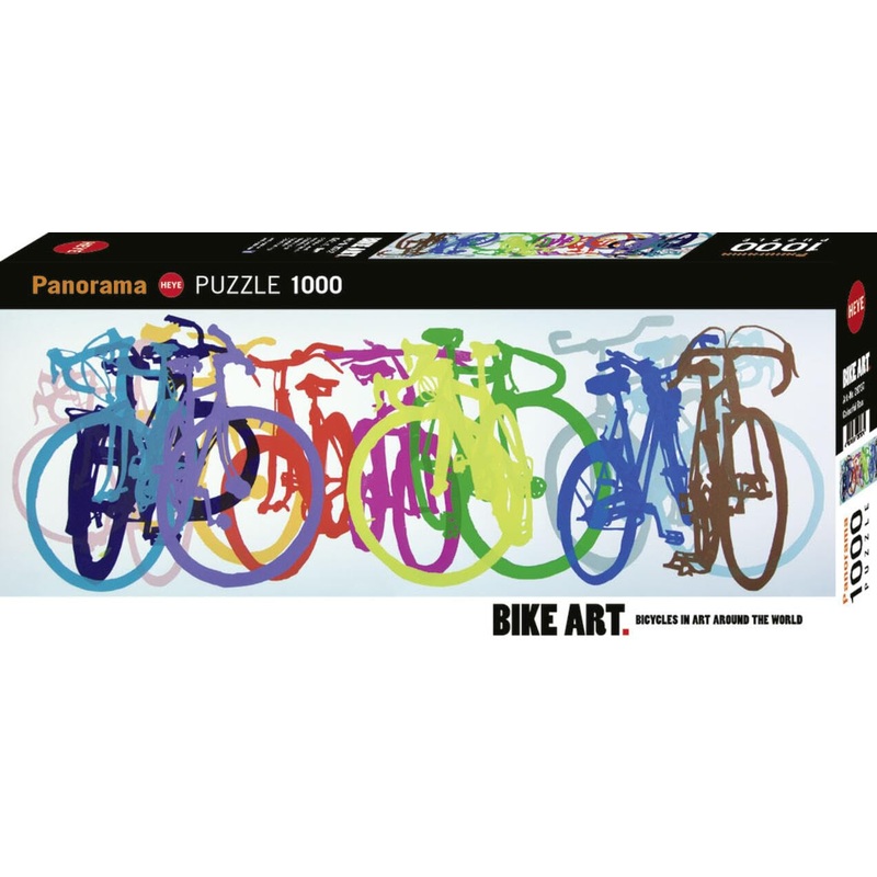 Heye Colourful Row Panorama Puzzles (1000-Piece, Multi-Colour)