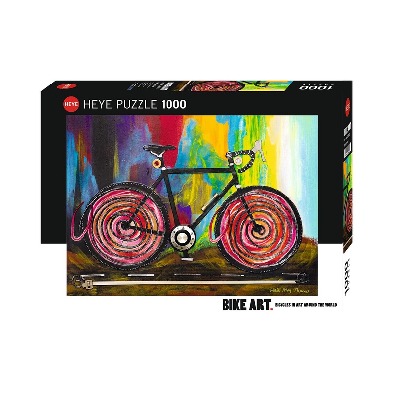 Heye Hy29950 Puzzles 1000 Pc-Bike Art Momentum, Yellow
