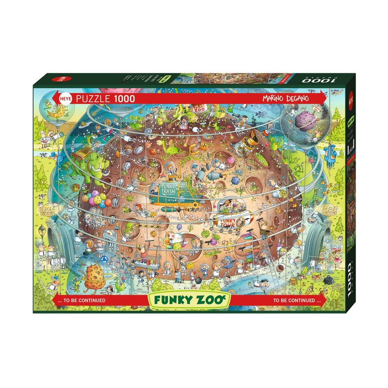 Heye Puzzles - 1000 Pc - Cosmic Habitat, Degano Zoo