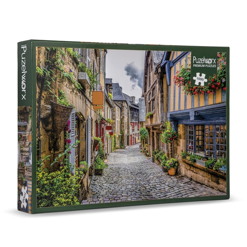 Puzelworx 1000 Piece Jigsaw Puzzle Educational Puzzle Family Game Gift For Adults And Kids (Nice Street View)