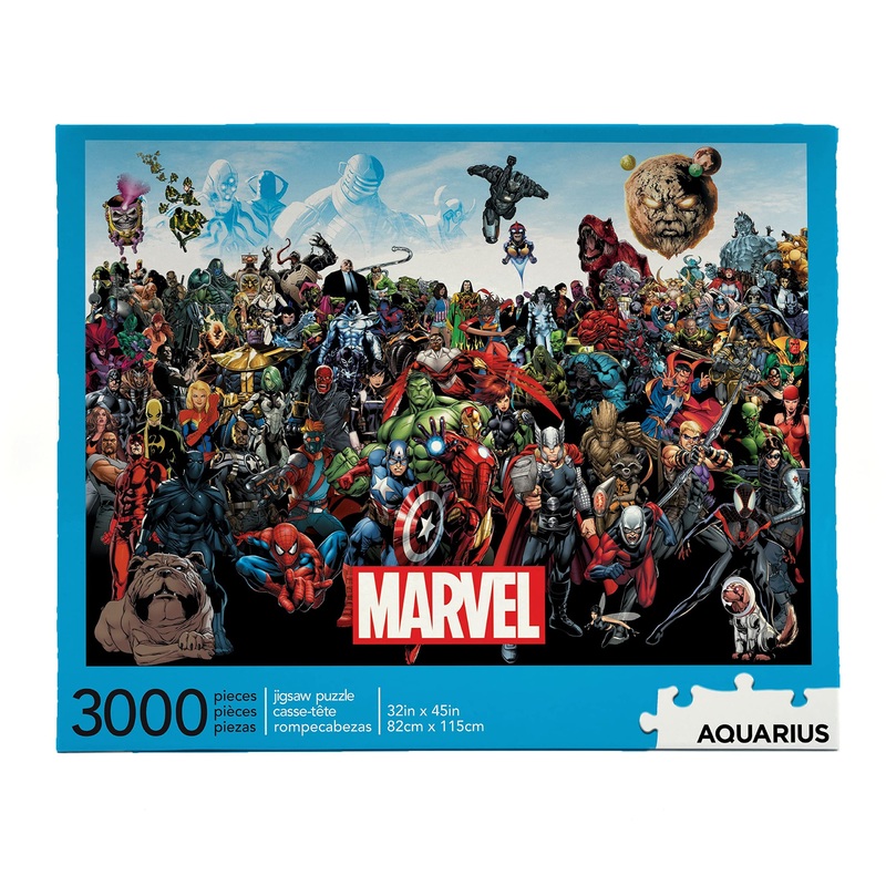 Aquarius Marvel Puzzle Cast (3000 Piece Jigsaw Puzzle) - Officially Licensed Marvel Merchandise & Collectibles - Glare Free - Precision Fit - 32X45In