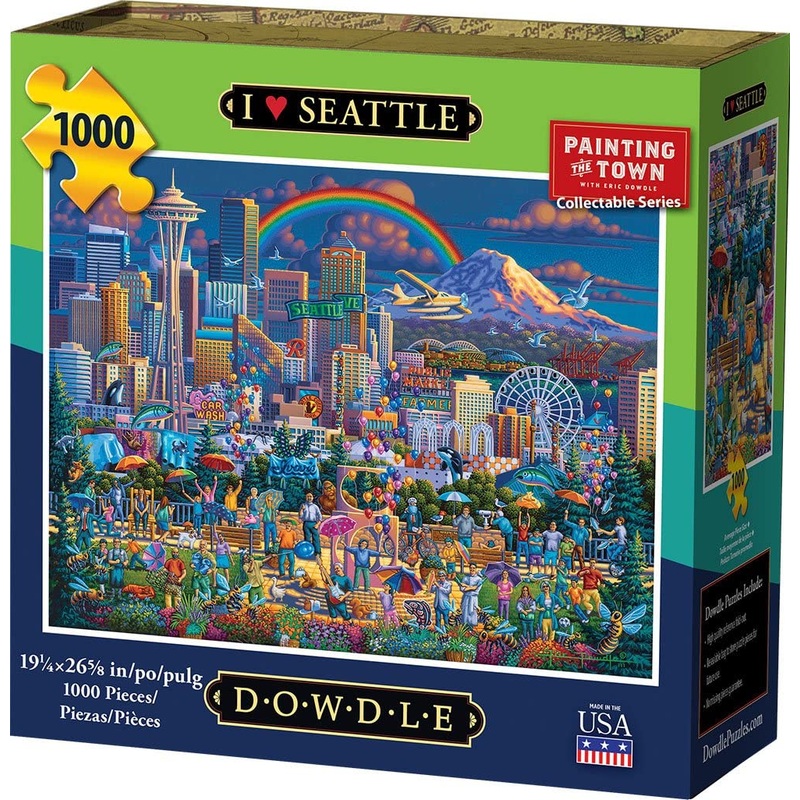 Dowdle Jigsaw Puzzle - I Love Seattle - 1000 Piece