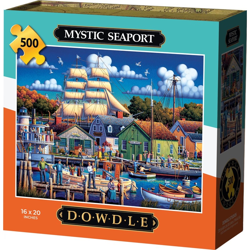 Dowdle Jigsaw Puzzle - Mystic Seaport - 500 Piece