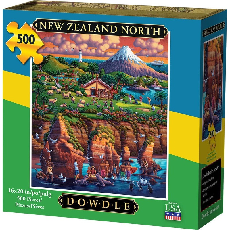 Dowdle Jigsaw Puzzle - New Zealand North - 500 Piece