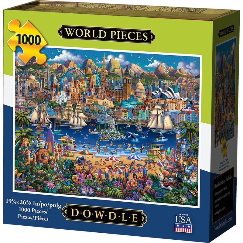 Dowdle Jigsaw Puzzle - World Pieces - 1000 Piece