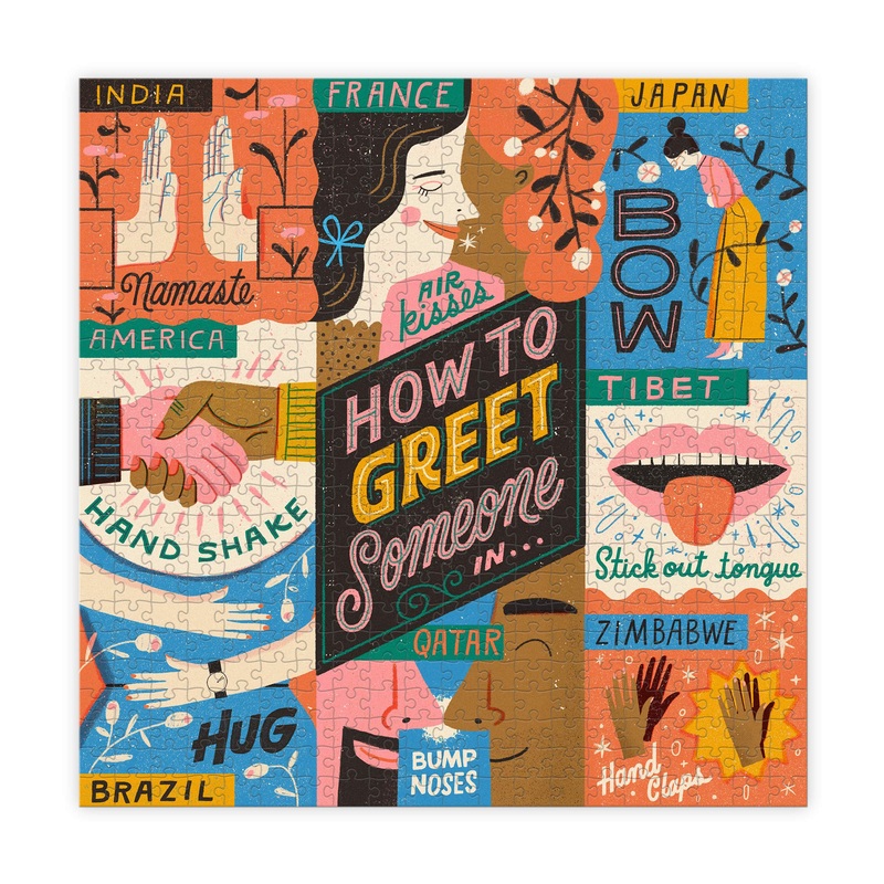 Genuine Fred How To Greet Someone By Mary Kate Mcdevitt, 500 Piece Puzzle