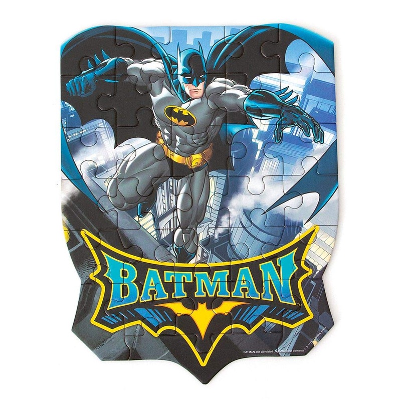 Playhouse Dc Comics Batman 31-Piece Die-Cut Shaped Mini Puzzle For Kids