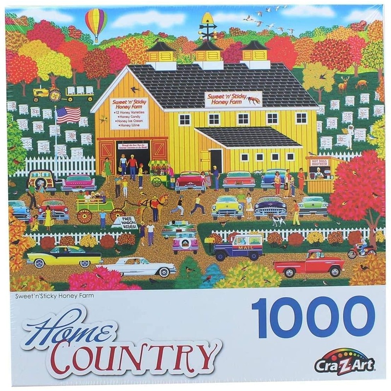 Roseart - Home Country - Sweet N Sticky Honey Farm - 1000 Piece Jigsaw Puzzle For Adults