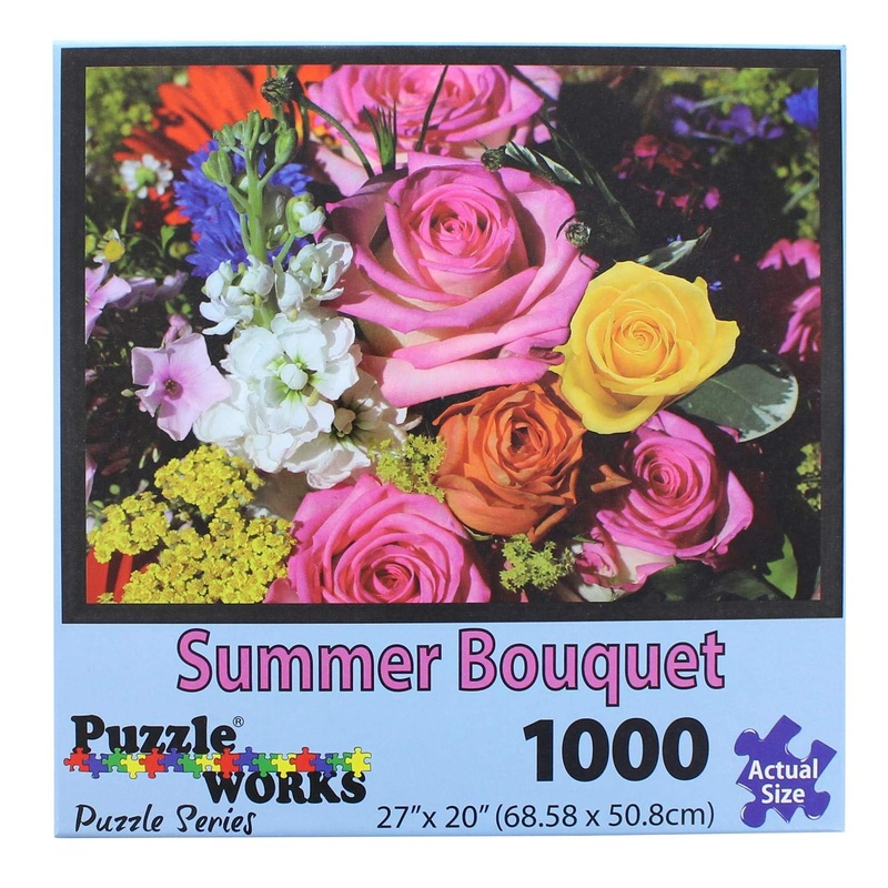Summer Bouquet Puzzle 1000 Pieces 27' X 20' Inches